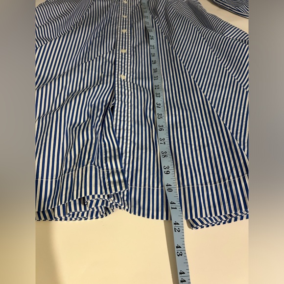 Polo Ralph Lauren blue striped collared dress size 12 - Picture 16 of 16